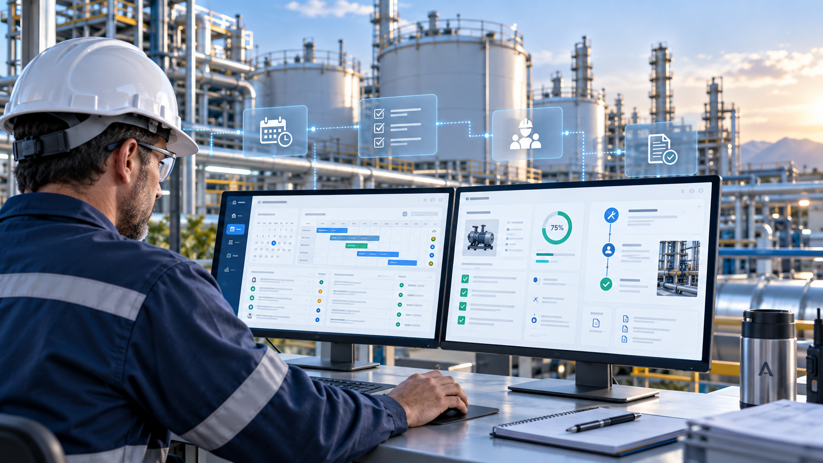 Gestione della manutenzione e dei workflow operativi con Green Industrial Plant